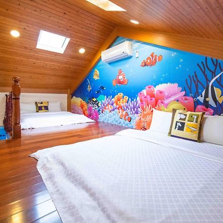 Fish House 宜蘭獨棟別墅 戲水池 生態diy 安農溪自行車 Apartamento Dongshan  Exterior foto