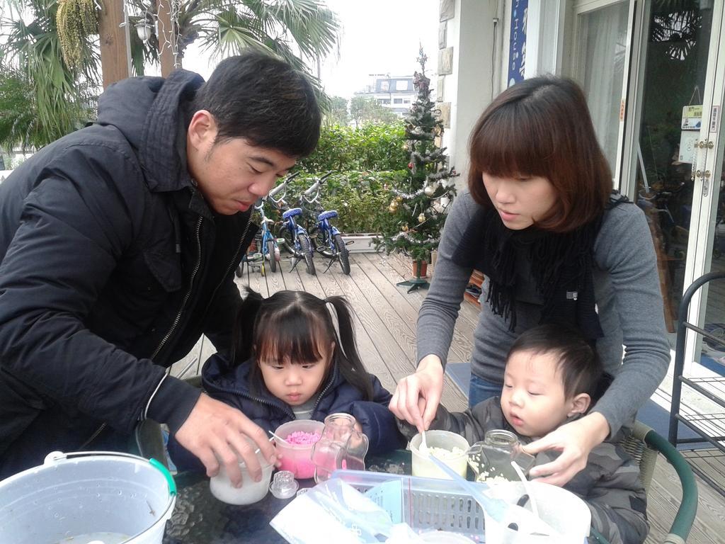 Fish House 宜蘭獨棟別墅 戲水池 生態diy 安農溪自行車 Apartamento Dongshan  Exterior foto